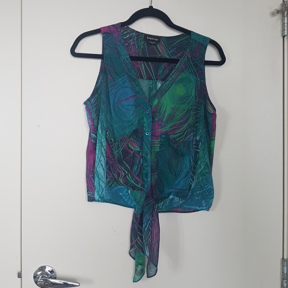 Bebe Breezy flow top